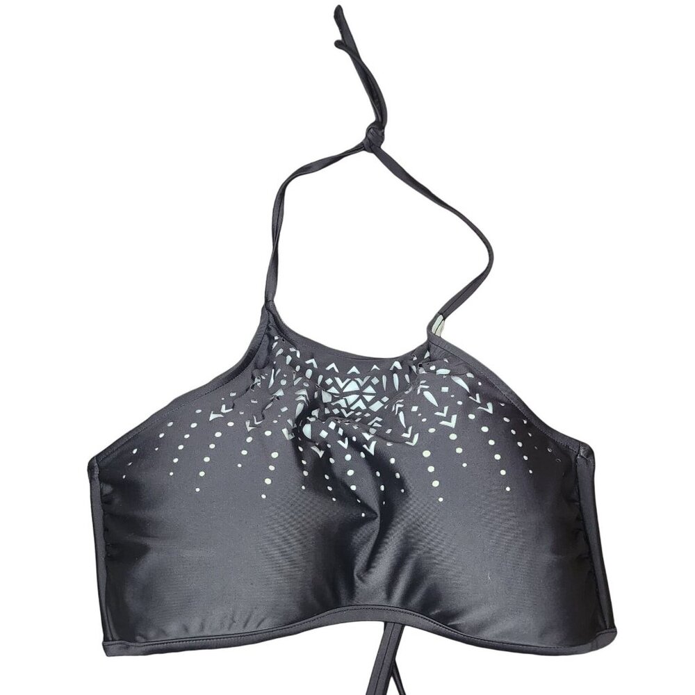 Ninety-nine Bikini‎ Top High Neck Tie Back Size Large